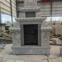 淄博 芝麻灰高档墓碑、土墓，一套也支持定做