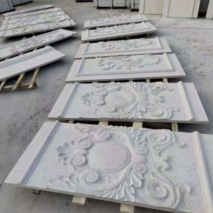 淄博 芝麻白干挂雕花板