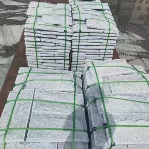 淄博 芝麻白蘑菇石装车出货