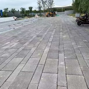 淄博仿古石铺装效果