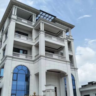 淄博芝麻白别墅干挂效果展示