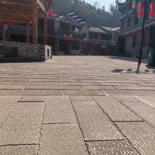 淄博仿古石铺装效果