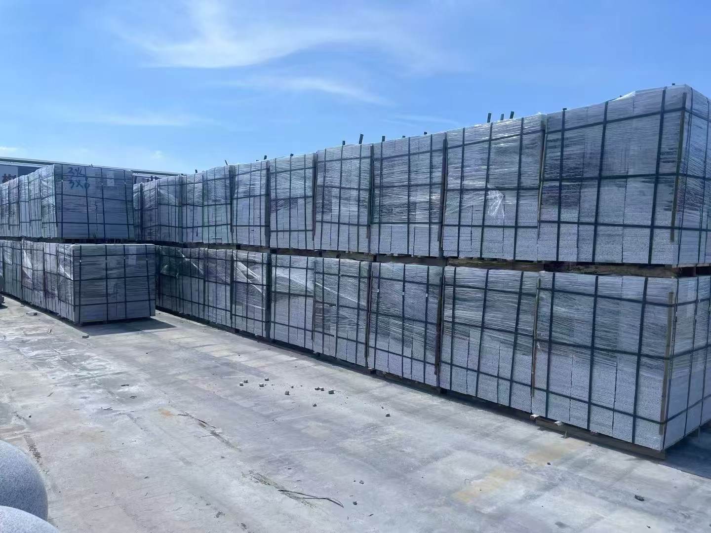 淄博 芝麻白火烧成品300*600地铺料，大量现货，物美价廉