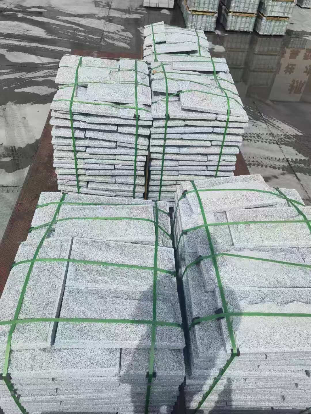 淄博 芝麻白蘑菇石装车出货