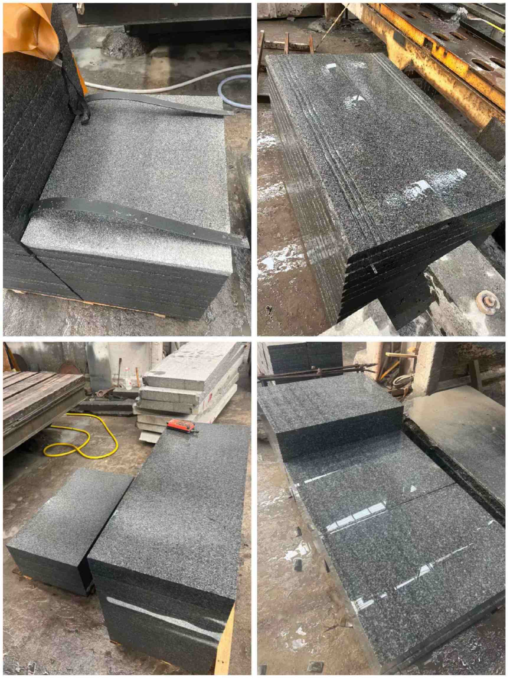 淄博 芝麻黑地铺石材