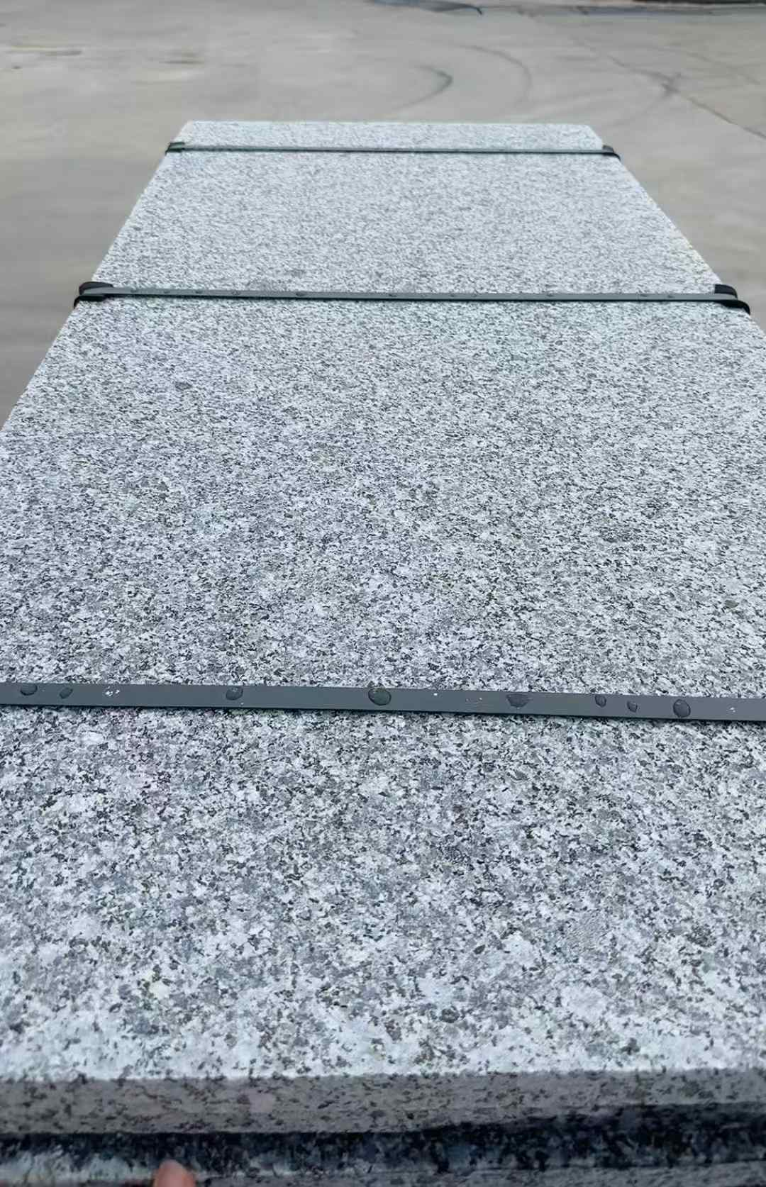 淄博 芝麻黑火烧面毛板，条板，半成品