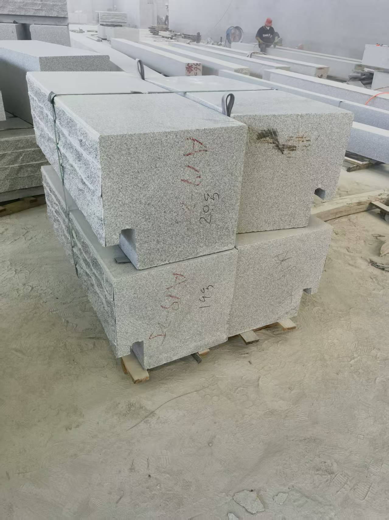 淄博 整石坐凳打包