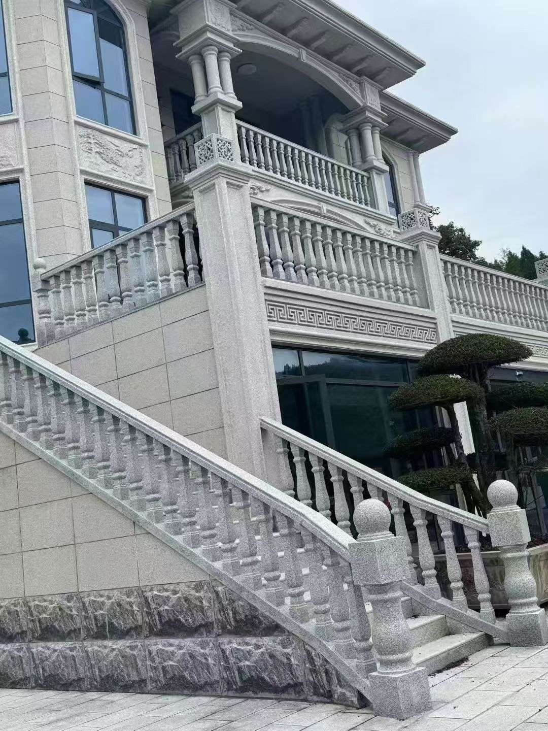 淄博 芝麻白别墅，栏杆