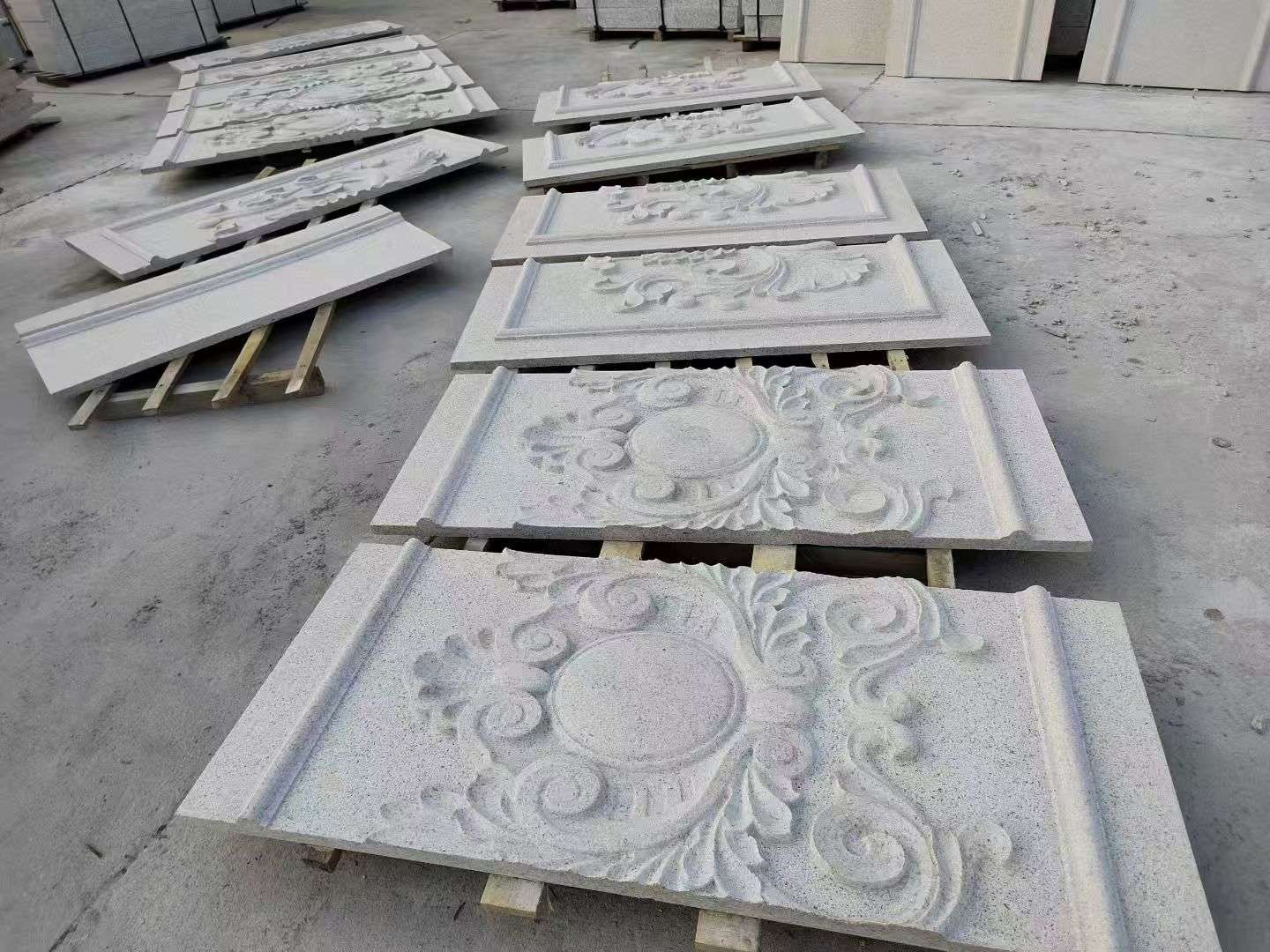 淄博 芝麻白干挂雕花板