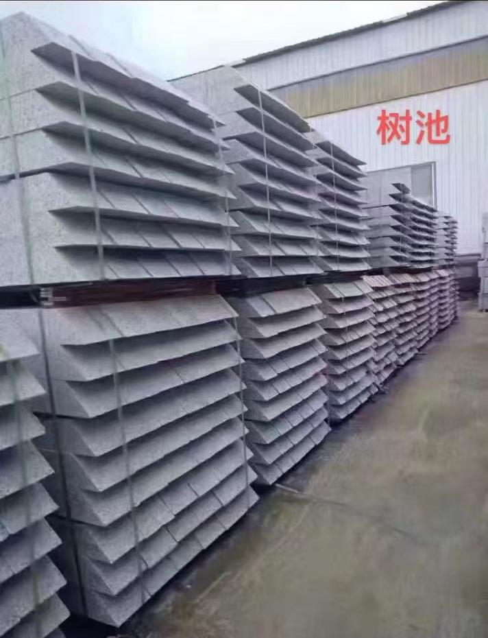 淄博 芝麻灰切头树池