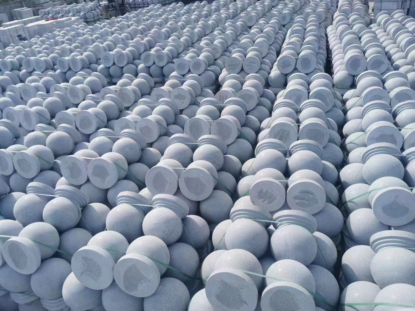 淄博芝麻白挡车球